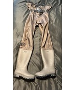 Tidewe Bootfoot Chest Waders Brown Fishing Men&#39;s Size 7 Boot - $1,234.78 MXN