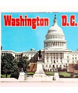 1970s-80s Washington DC Postcards Booklet W/ Mini Cards Detachable Lot O... - $40.73 CAD