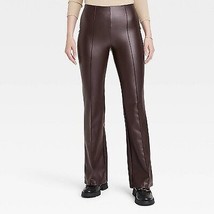 Women&#39;S High-Rise Pull-On Flare Pants - Dark Brown M - $25.65