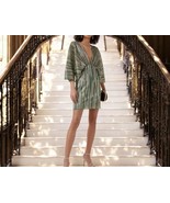 ROTATE Birger Christensen Ester Dress in Fern Green size 32 US 0 NWT - $2,787.18 MXN