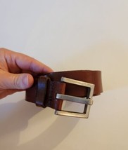 Vintage Gaylan&#39;s Men&#39;s Brown Leather Belt Size MEDIUM 30&quot; To 34.5&quot; Waist - £15.38 GBP