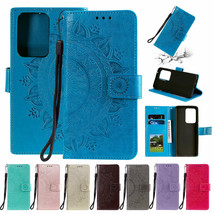 Leather Wallet Magnetic Flip Case Samsung Galaxy S21 S21 Ultra / S21 Plus Cover - £39.98 GBP