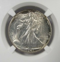 1941-D Silver Walking Liberty Half Dollar NGC MS66+ Coin AI936 - £419.96 GBP