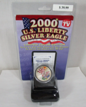 2000 U.S. Liberty Silver Eagle one troy ounce .999 silver  Perfect condi... - £38.15 GBP