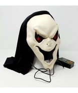 Rubie&#39;s Vinyl Ghostface Mask Halloween Eyes Light Up Cosplay Costume Gho... - £20.36 GBP