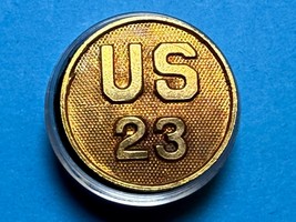 CIRCA 1910-1937, U.S. 23rd REGIMENT, COLLAR DISK, TYPE I, ENLISTED, U.S.... - €12,96 EUR
