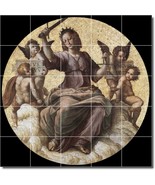 Raphael Religious Painting Ceramic Tile Mural BTZ07063 - $341.92 CAD+