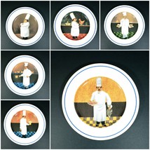 Williams Sonoma Guy Buffet Chef Series Salad Dessert Plates 8 In Set of 6 - $30.84