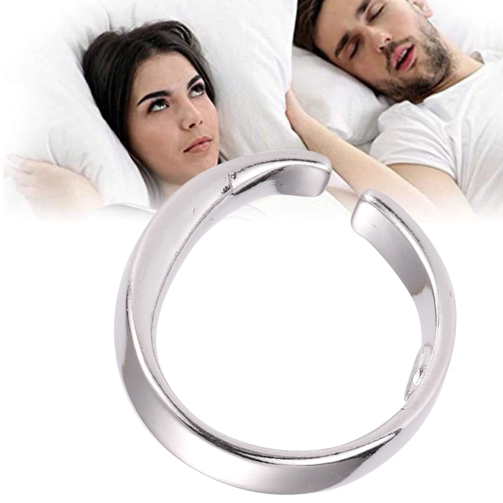 House Home 3 Size Anti Snore Ring Magnetic Therapy Acupressure Treatment Against - £19.98 GBP