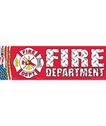 EagleEmblems BM0450 Sticker-FIRE DEPT. (3.5x10&#39;&#39;) - $8.12