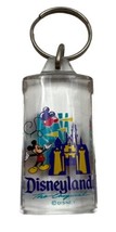 Vintage 1991 Disneyland The Original Mickey Castle Keychain Acrylic - £11.87 GBP