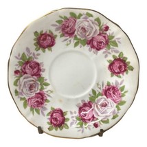 Vintage Adderley Pink Lavender Rose 5 1/2” Tea Saucer Fine Bone China England - £10.93 GBP