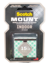 Scotch Indoor Mounting Squares, 1-inch x 1-inch, White, 48-Squares 311P - £6.52 GBP