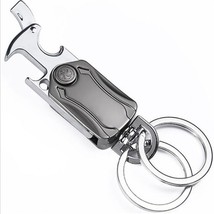 Car Keyring Auto Multi-purpose Keychain Fingertip Spinner  Corkscrew Tool  Backb - £29.25 GBP