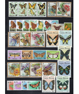 Butterfly Collection MNH Insects Nature Moths ZAYIX 0224S0152 - £16.79 GBP