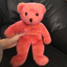 Vintage TY Classic Beanie Buddy Rouge Red Teddy Bear Plush Stuffed Anima... - €34,31 EUR