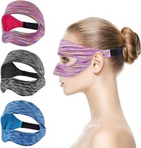 VR Eye Mask Face Cover Breathable Elastic Sweat Band Home Designed (3pcs) - £15.45 GBP