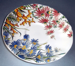 Gien Tamarin Tea Saucer Exotic Floral Motif 5.75&quot; Made in France New - £14.11 GBP