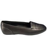 Easy Street Flat Loafers Womens Size 6M Black Comfort Manmade Square Toe... - $20.39