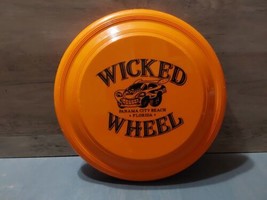 The Wicked Wheel Panama City Beach Florida Orange Frisbee - £18.13 GBP