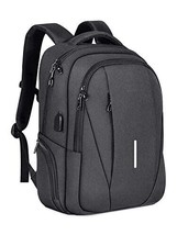 Travel Laptop Backpack Business Backpacks with USB Charging Port Water Resista - £33.39 GBP