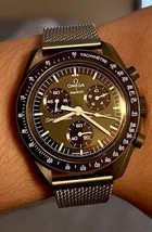 20mm Braided Stainless Mesh Band For Omega Moonswatch No Time To Die 007 - $2,192.99 MXN