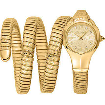 Just Cavalli Women&#39;s Ravenna Gold Dial Watch - JC1L271M0025 - £184.88 GBP