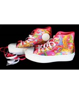 Converse Satiny Bright Neon BIRDS OF PARADISE HI-TOP Platform Shoes 2 Se... - $99.82 CAD