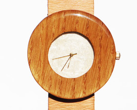 Wrist watch, wooden watch, gift for him, men&#39;s watch, oak tree - £166.45 GBP