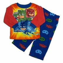 PJ Masks Gekko, Owlette and Catboy Toddler Boy&#39;s Fleece Pajama Set, Size 3T - €21,38 EUR