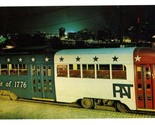 PAT Trolley Postcard 1974 Pittsburgh Pennsylvania The Spirit of 1776 - $7.92