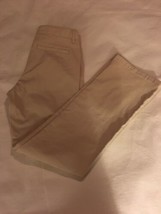 Size 10 The Children&#39;s Place Bisquit Light Khaki School Uniform Pants Bootcut  - $18.00