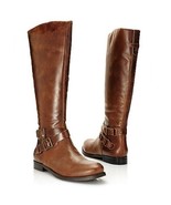 Matisse Britain Saddle knee Tall Riding Boots in Distressed Brown Leathe... - £47.94 GBP