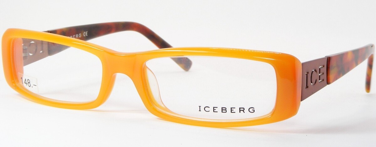 Iceberg IC01602 Aprikose Einzigartig Brille Brillengestell Ic 016 02 52-... - $105.92