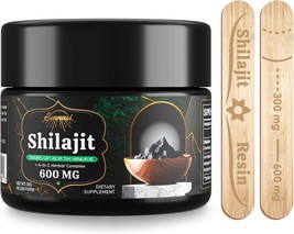 600 MG Pure Himalayan Shilajit Resin - Shilajit Supplement With Fulvic Acid &amp; 85 - £43.00 GBP