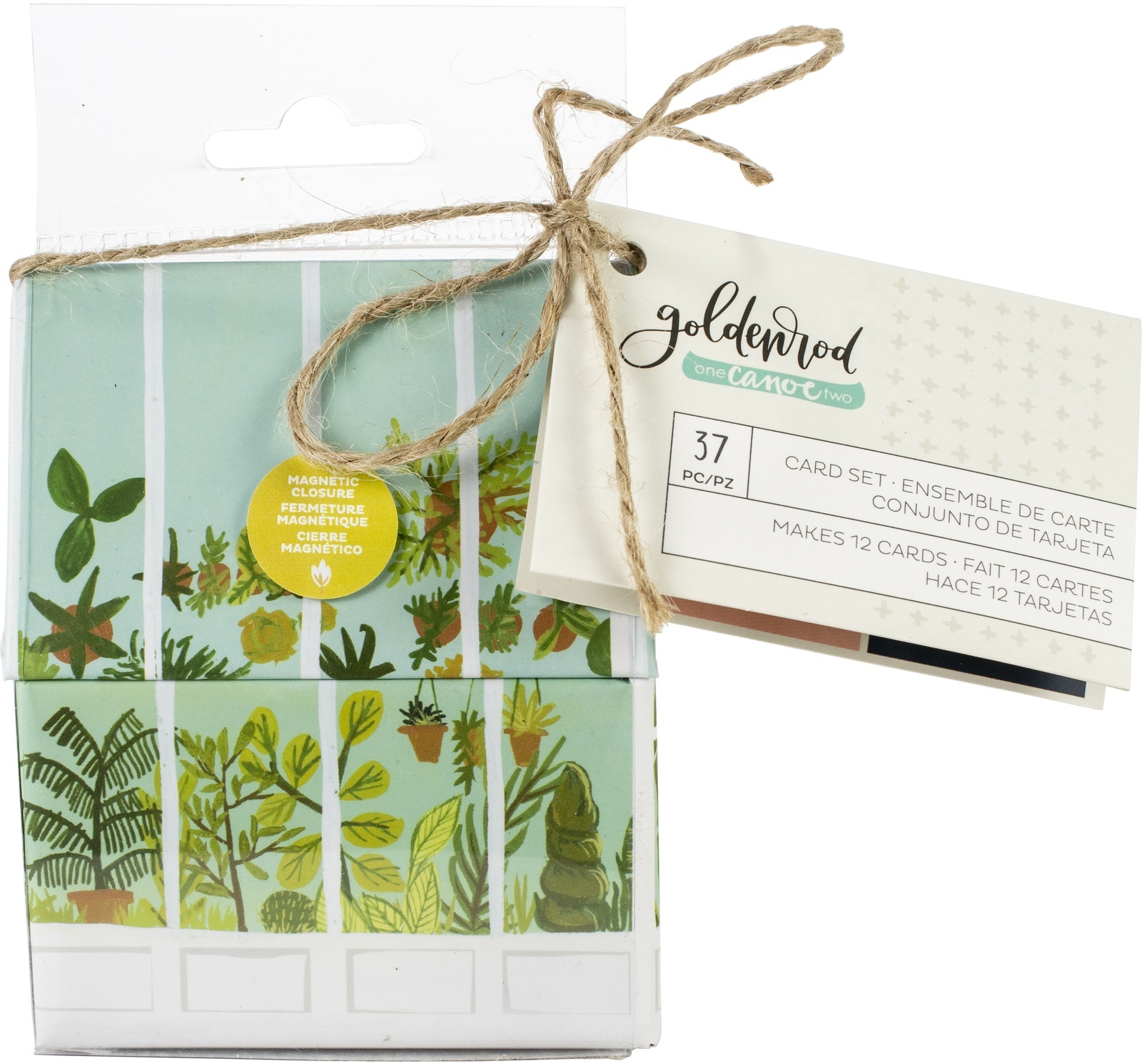 One Canoe Two House Box Card Set-Goldenrod - $12.61