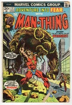 Fear #17 Man-Thing VINTAGE 1973 Marvel Comics 1st Appearance Wundarr - £14.00 GBP