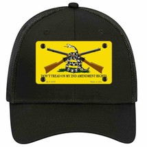 Dont Tread On My 2nd Amendment Novelty Black Mesh License Plate Hat - £22.38 GBP