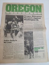 Vintage 1970s Oregon Ducks Basketball Program vs WSU Cougars 1978 UofO N... - £7.36 GBP