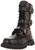 Pleaser Men&#39;s STEAM-12/B/LE, Black, 10 M US - $139.99+