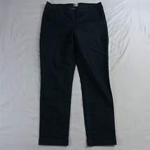 Chicos Fits 2 / 12 Side Zip Slim Dark Rinse Stretch Womens Denim Jeans - £11.98 GBP