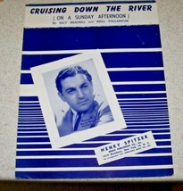 Vintage Sheet Music - Cruising Down The River - 1945 - Vguc! - £5.58 GBP