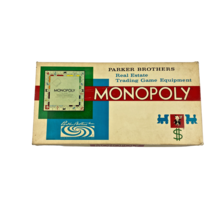 Vintage Monopoly Boardgame Parker Brothers 1961 Original Complete - £15.99 GBP