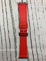 Classic Leather Smart Watch Band 38mm 40mm Kids Ruby Pink - $23.75