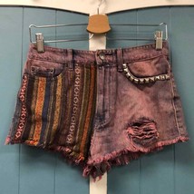 Urban Outfitters BDG high rise DREE cheeky denim pink shorts 27W - £23.79 GBP