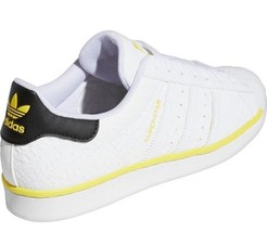 Embossed Script Adidas Superstar J Boys Sneakers Size 5.5 - £42.83 GBP