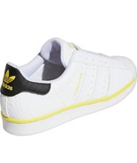 Embossed Script Adidas Superstar J Boys Sneakers Size 5.5 - £41.19 GBP