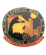 Vintage USPS Express Mail Pin Corporate Account Marketing Promo Eagle Sk... - $14.99
