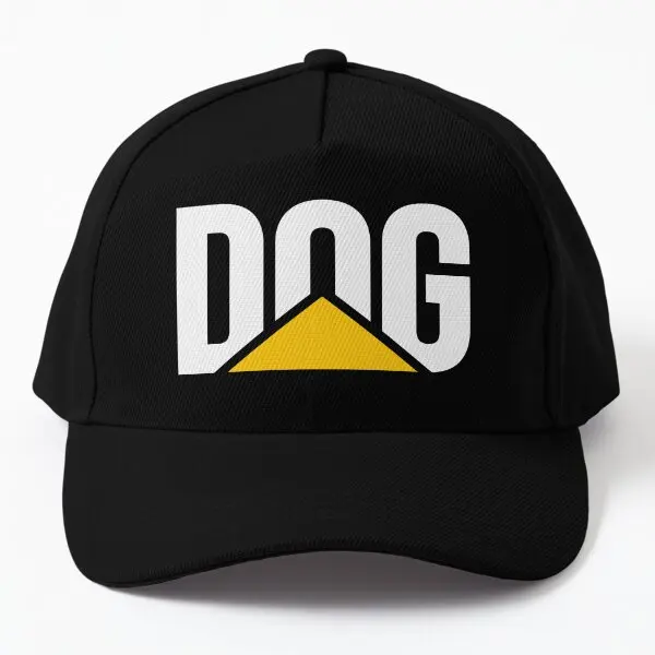 Dog Caterpillar Logo White Text Baseball Cap Hat Czapka Snapback Black Printed - $15.88