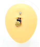 Pineapple Belly Button Ring 14 Gauge - $12.21 CAD